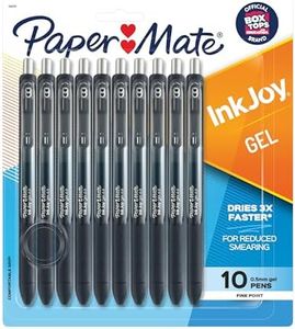 Paper Mate InkJoy Gel Pens, Fine Point, Black, 10 Count