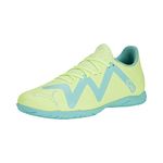 PUMA Men's Future Play Indoor Training Sneaker, Fast Yellow-puma Black-electric Peppermint, 7