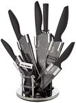 Ross Henery Professional 8PC-BBACR19 Knives, 8 Piece kitchen knife set in stylish Acrylic Block set