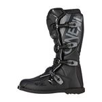 O'NEAL Kids Motocross Boots TRIBUTE Youth Boot I MX Enduro I Motocross Boots Kids with Metal Sole Protection & Adjustable Buckles I Black I Size 38