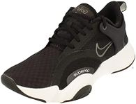 NIKE Womens Superrep GO 2 Running Trainers CZ0612 Sneakers Shoes (UK 6.5 US 9 EU 40.5, Black Metallic Dark Grey White 010)