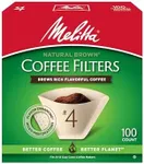 Melitta #4 Cone Coffee Filters, Nat