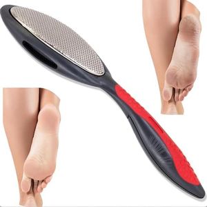 Made in Germany Double Sided Metal Foot File - Stainless Steel Feet Callus Remover - Feet Scrubber Dead Skin - Heel Scraper Cracked Heels Repair Professional Foot Rasp.