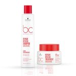 Schwarzkopf Professional Bonacure Combo for Damaged Hair | Repair Rescue Treatment with Arginine (200 ml) and Repair Rescue Shampoo with Arginine (250 ml)