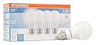 Sylvania Home Lighting 79704 Sylvania A19 Led Light Bulb, 60W Equivalent, Efficient 8.5W, Bright White 3500K