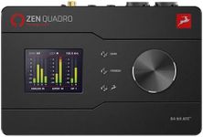 Antelope Audio Zen Quadro Synergy Core Audio Interface — 4-Channel Dual USB-C Bus Powered w/Discrete Preamps, Real-Time DSP+FPGA Effects & Compatibility for Mac, iOS, Android Software — 14x10