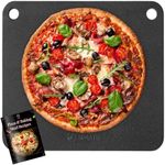 UMAID Pizza Steel for Oven & Grill 16" x 13.4" Includes 15-Recipe Booklet - Alternative to Pizza Stone & Pizza Pan, High Heat Conductivity for Perfect Pizza & Bread, Baking Steel Gift for Pizza Lovers