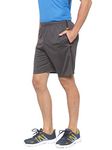 berge' Instadry Dryfit Polyester Fabric Mens Shorts Sports Wear Hiking Dark Grey