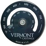 Vermont Castings Magnetic Wood Stove Thermometer Oven Thermometers, New