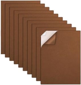 MEARCOOH Self Adhesive Foam Sheets, Brown 9x12 Inch 2mm Sticky Eva Foam Paper for Crafts Cardmaking Photo Frames Classroom Scrapbooking Christmas Crafts (Brown 10 Sheets)
