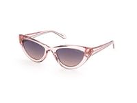 Guess Women's Casual Sunglasses, Shiny Pink, 54