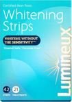 Lumineux Teeth Whitening Strips - 21 Treatments - Peroxide Free - Enamel Safe for Whiter Teeth - Whitening Without The Sensitivity - Dentist Formulated - Sensitivity