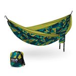 ENO DoubleNest Hammock - Lightweight, Portable, 1 to 2 Person Hammock - for Camping, Hiking, Backpacking, Travel, a Festival, or The Beach - Boulder/Melon