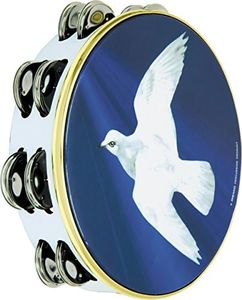 Remo TA-9108-18 Praise Tambourine - Religious Dove, 8"