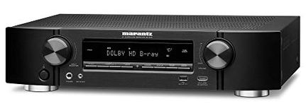 Marantz NR1510 5.2 Channel AV Receiver, HiFi Amplifier, HEOS Multiroom, Music Streaming, AirPlay 2, Bluetooth, Wi-Fi, Wi-Fi, 6 HDMI Inputs, Alexa Compatible