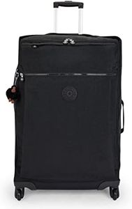 Kipling Women's Darcey Large 29-Inch Softside Checked Rolling Luggage, 360 Degree Spinning Wheels