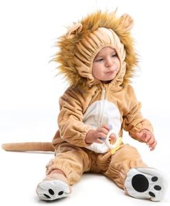 Toddler Lion Costume, Baby Lion Costume Infant Boys Girls, Newborn Animal Halloween Costume Child Kids 2-3T