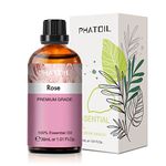 PHATOIL Rose Essential Oil 30ML, Premium Grade, Pure Essential Oils for Diffusers for Home, Perfect for Aromatherapy, Diffuser, Humidifier, Candle Making