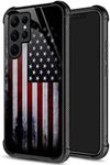 ZHEGAILIAN for Samsung Galaxy S23 Ultra Case, Military-Grade Protection, All-Around Shockproof Corners, Anti-Scratch Phone Case for Samsung Galaxy S23 Ultra - Old Flag