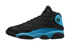 Jordan 13 Retro Mens Shoes, Black/University Blue/Black, 10