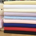 Always Knitting & Sewing - 100% Cotton Wynciette/Flannel Fabric, 41inches (105cm) Wide, Priced per Half metre, Plain Design, Choice of Colours (Black)