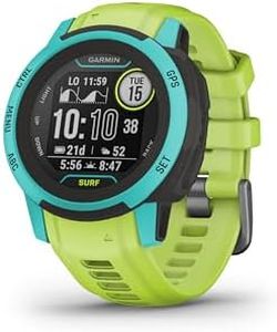 Garmin Instinct 2S Solar SURF (40 mm), Smaller Rugged Surf Smartwatch with Tide Data, Dedicated Surfing Activity Features and Solar Charging, Waikiki