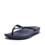 Fitflop Women's iQushion Ergonomic Flip Flops - Lightweight & Comfortable with Natural Arch Support - Midnight Navy - 9 UK