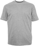 Men's UPF 30+ Dri-Balance Short Sleeve Pocket T-Shirt, Clothing for Bug and Tick Protection (as1, Alpha, x_l, Regular, Regular, Heather Grey)