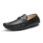 Bruno Marc Men's Driving Moccasins Penny Loafers Slip on Loafer Shoes, Black-1, 8.5