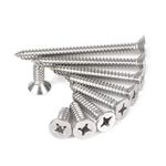 Mokshit Stainless Steel Phillips Star Head Screws for Fixing Wood, Plywood, Paster Boards (1.25 Inches, 100)