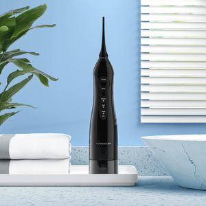 Hangsun Cordless Water Flosser – Black, Portable Oral Irrigator