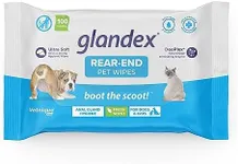 Vetnique Labs Glandex Dog Wipes for Pets Cleansing & Deodorizing Anal Gland Hygienic Dog & Cat Wipes with Vitamin E, Skin Conditioners and Aloe (100ct Pouch)