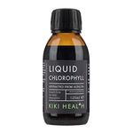 KIKI Health - Liquid Chlorophyll, Extracted from Alfalfa - 100mg Chlorophyll Extract Per Serving - Natural Internal Deodoriser - 100% Natural Ingredients - Vegan Friendly - 125ml