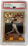 Barry Bonds 1987 Pirates Rookie Card, PSA 8#320