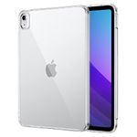 SaharaCase Hybrid-Flex Hard Shell Case for Apple iPad 10.9" (10th Generation 2022) [Shockproof Bumper] Rugged Protection Antislip Cover - Clear