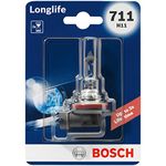 Bosch 711 (H11) Longlife Headlight Bulb - 12 V 55 W PGJ19-2 - 1 Bulb