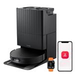 roborock Qrevo Edge 2 Robot Vacuum Cleaner with Mop, 25,000 Pa HyperSuction, Zero-Tangle, 3.14" Ultra-Slim, AI Obstacle Avoidance, FlexiArm Technology, 80°C Hot-Water Mop Washing & Dock Self-Cleaning