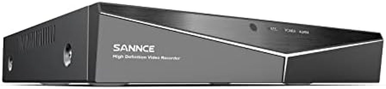 SANNCE 8Canaux 1080P HD Système de Surveillance de Sécurité à Domicile Filaire DVR Enregistreur Vidéo Numérique, Surveillance CCTV Autonome Prend en Charge 5 en 1 CVBS/AHD/TVI/CVI/IP