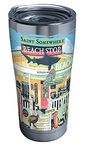 Tervis 1319219 Margaritaville - Beach Shop Stainless Steel Insulated Tumbler with Lid 20 oz Silver