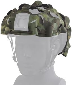 Tactical Helmet Cover 3D Laser Cut Leaf Shape Helmet Cloth Protector Hunting Paintball Airsoft Helmets Accessories for Fast MH PJ BJ Helmets