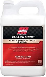 Malco Clean & Shine Interior Car Cleaner and Dressing – Restore Leather, Plastic and Vinyl Surfaces in Your Vehicle/Clean, Condition and Protect in 1 Simple Step / 1 Gallon (125901)