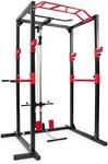 HCE Power Fitness Multifunctional Rack with LAT Pulldown System – High Performance Quality Squat Rack and Solid Steel Construction - Adjustable Cable Crossover System and More Training Attachment