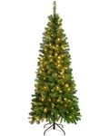 Slim Pre Lit Christmas Trees