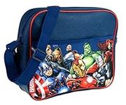 Marvel Avengers Messenger Bag with All Characters Large Shoulder Bag School Backpack Super Fans Courier Book Bag Back to School or Collage