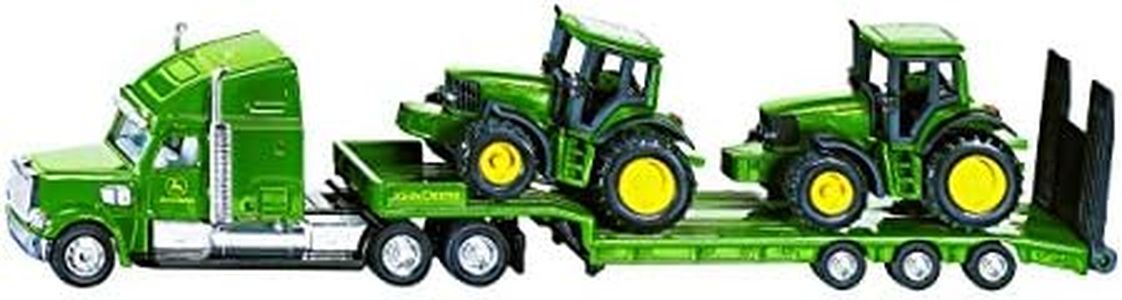 Siku - John Deere Low Loader w John Deeres 1:87