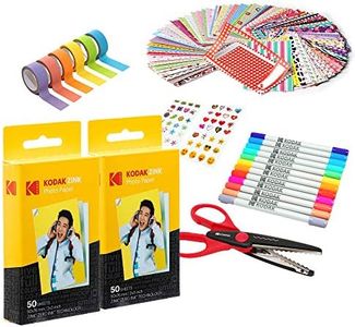 Kodak 2x3ʺ Premium Zink Paper 100 Pack Scrapbook Bundle
