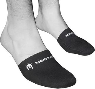 Meister 2.5mm Thermal Neoprene Toe Warmer Booties for Cycling, Running, Hiking & Ice Baths (Pair) - Black