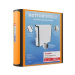 Staples 3-Inch 3-Ring Better Binder, Orange, 2/Pack (St55892-Ccvs)