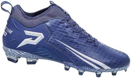 Phenom Elite Quantum Speed 2.0 Football Cleats – Team Color Edition | Lightweight, High-Performance Speed Cleats for Men | Enhanced Traction & Comfort for Peak Performance - Navy (Medium,7)