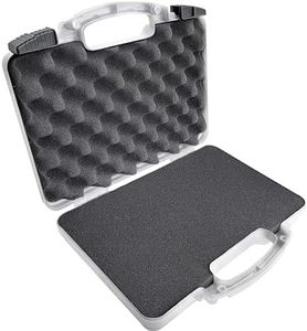 Cedar Mill Fine Firearms TSA Approved Gun Case - Gun Safe for Handgun & 9mm Pistol, Revolver - Hard Case - Travel Gun Carrying Case - Airline Approved Gun Case - Handguns Cases - 12.3” x 10.5”